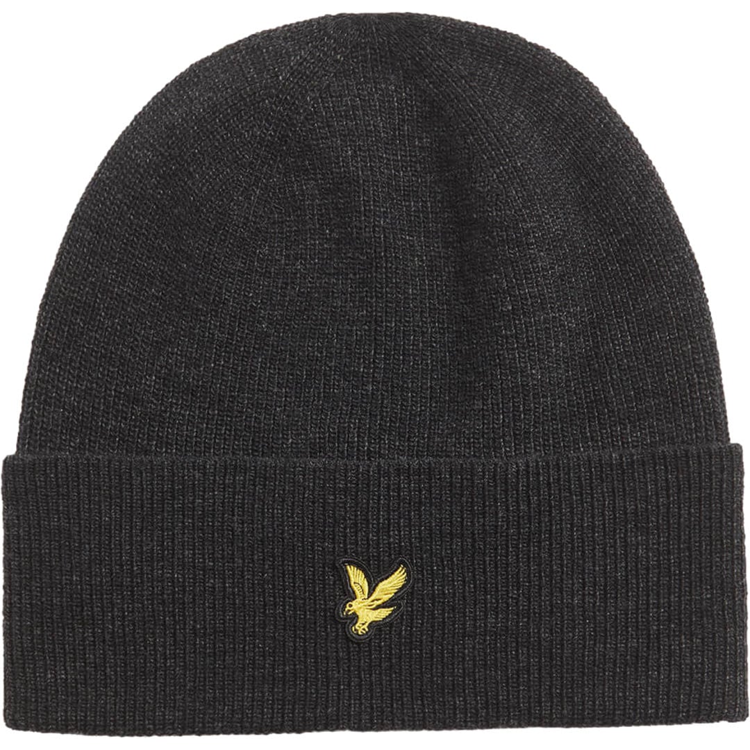 Lyle & Scott Lambswool Blend Ribbed mössa
