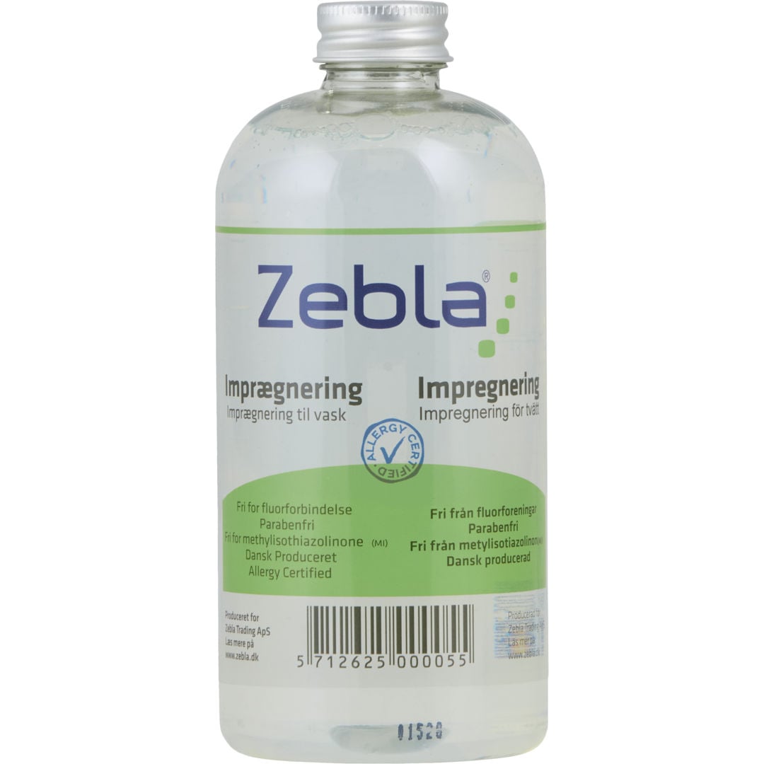 Zebla Impregnering 500ml tvättmedel
