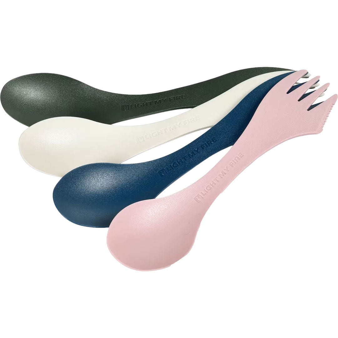 Light my fire Spork Bio Meadow 4-pack bestickset Flerfärgad
