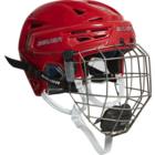 Bauer Hockey RE-AKT 150 Combo - hjälm Röd
