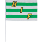 Hammarby Flagga med pinne Grön