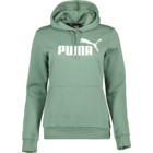 Puma Essentials Big Logo W huvtröja Grön