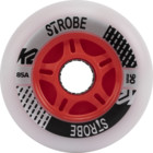K2 Sports Strobe 90 mm 2-pack inlineshjul Röd
