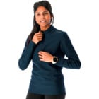 FUSION WOMENS ZIP NECK Löpartröja Blå