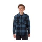 McKinley Wood Fleece JR skjorta Blå