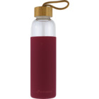 Energetics Glass Bottle Bamboo II 500 ml vattenflaska  Röd