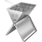Hällmark Foldable grill Silver
