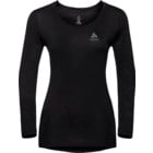 Odlo Performance Wool Light long sleeve base layer top Underställströja Svart