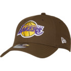 New era 9FORTY Los Angeles Lakers keps Brun