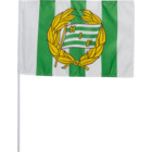 Hammarby FLAGGA MED PINNE Vit