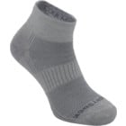 Wrightsock COOLMESH 2 QTR LÖPARSTRUMPA Grå