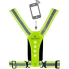 BEE-SAFE LED HARNESS PHONE POCKET REFLEXVÄST Gul