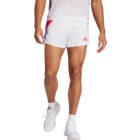 adidas ADIZERO R SPLIT SHORT LÖPARSHORTS Vit
