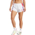 adidas ADIZERO R SPLIT SHORTS LÖPARSHORTS Vit