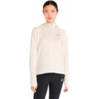 New Balance HEAT GRID 1/2 ZIP HOODIE LÖPARTRÖJA Beige