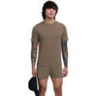 Saucony STOPWATCH SHORT SLEEVE LÖPARTSHIRT Brun