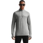 Nike DRI-FIT STRIDE HALF ZIP LÖPARTRÖJA Grå