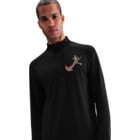 Nike STRIDE DRI-FIT UV 1/2-ZIP TOP LÖPARTRÖJA Svart