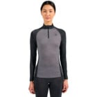 Odlo Performance Wool 150 Base Layer Half Zip LÖPARTRÖJA Grå