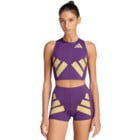 adidas ADIZERO ROAD TO RECORDS CROP TOP LÖPARLINNE Lila