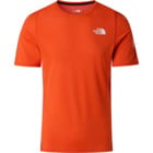 The North Face M SUMMIT HIGH TRAIL SS Löpar T-shirt Röd