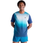 New Balance RACE DAY ULTRA LIGHT PRINTED T-SHIRT Blå