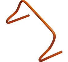 Sportquip Mini 30cm träningshäck Orange