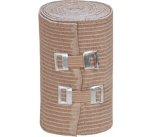 SPORTDOC Super Elastic Bandage 10cmx7m (1-Pack) Brun