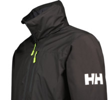 Helly Hansen Crew Hooded Midlayer seglarjacka Svart