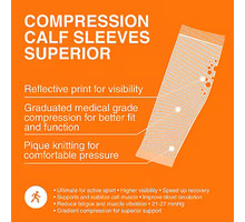 Gococo COMPRESSION CALF SLEEVES SUPERIOR Orange