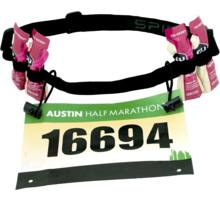 SpiBelt SPIbelt Race Number Energy Belt Svart