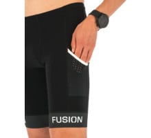 FUSION SLI RUN TIGHTS POCKET KORTA TRIATHLONTIGHTS Svart