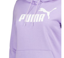 Puma Essentials Big Logo W huvtröja Lila