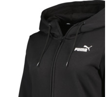 Puma Essentials Full-Zip W huvtröja Svart