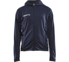 Craft Evolve Fullzip Jr Hood Blå