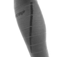 CEP Reflective compression socks W Grey Löparstrumpor Grå