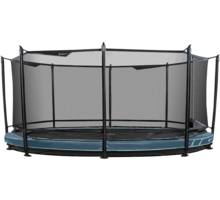 Legend Oval Low 500 + Safety Net trampolinpaket