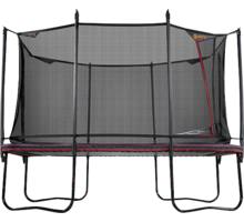 Performer Rev Rect 460 Maroon + Safety Net & ladder trampolinpaket