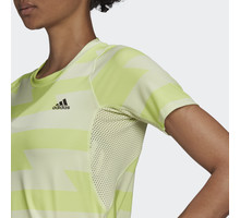 adidas Fast Allover Print W träningst-shirt Grön