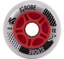 K2 Sports Strobe 84 mm 2-pack inlineshjul Röd