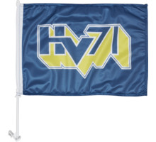 HV71 Bilflagga Blå