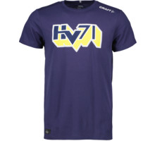 HV71 Logo M T-shirt Blå