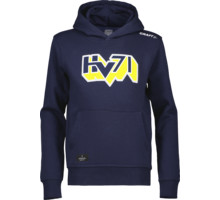 HV71 Logo Jr Hoodie Blå