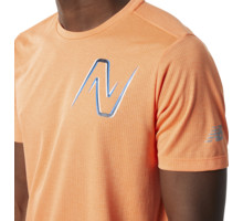 New Balance Graphic Impact Run M t-shirt Orange