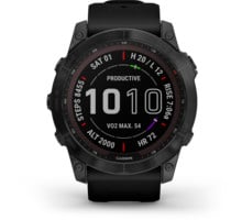 Garmin Fenix 7X Sapphire Solar träningsklocka Svart
