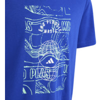 adidas Run for the Oceans JR t-shirt Blå