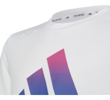 adidas Train Icons Logo JR träningst-shirt Vit