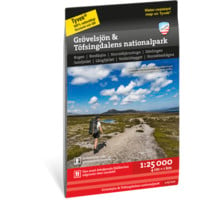 Calazo Grövelsjön & Töfsingdalens Nationalpark 1:25 000 karta Flerfärgad