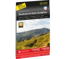 Calazo Åreskutan & Södra Årefjällen 1:20 000 högalpinkarta Flerfärgad