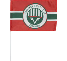 Frölunda Hockey Flagga med pinne 30x45cm Röd